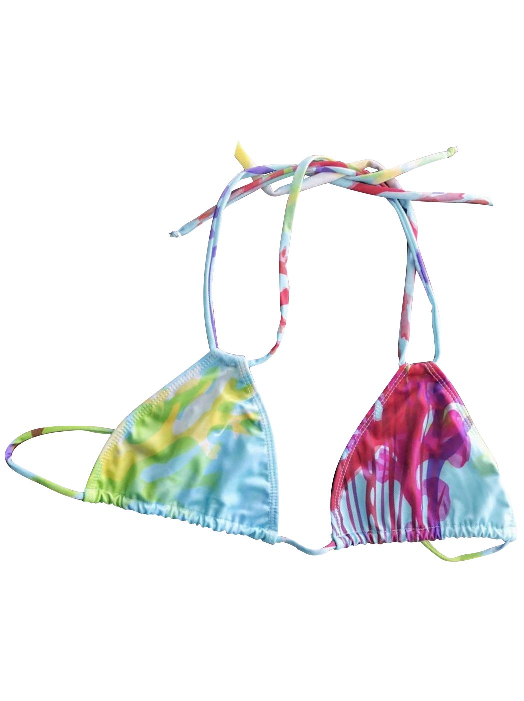 BIKINI TOP TRIÁNGULO - CORAL MARINO