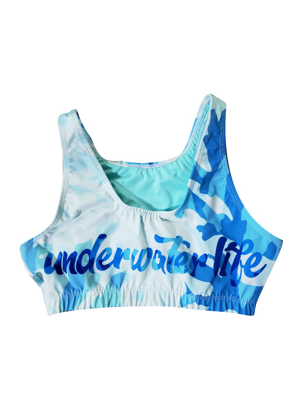 BIKINI TOP DEPORTIVO CLARO - UNDERWATER LIFE