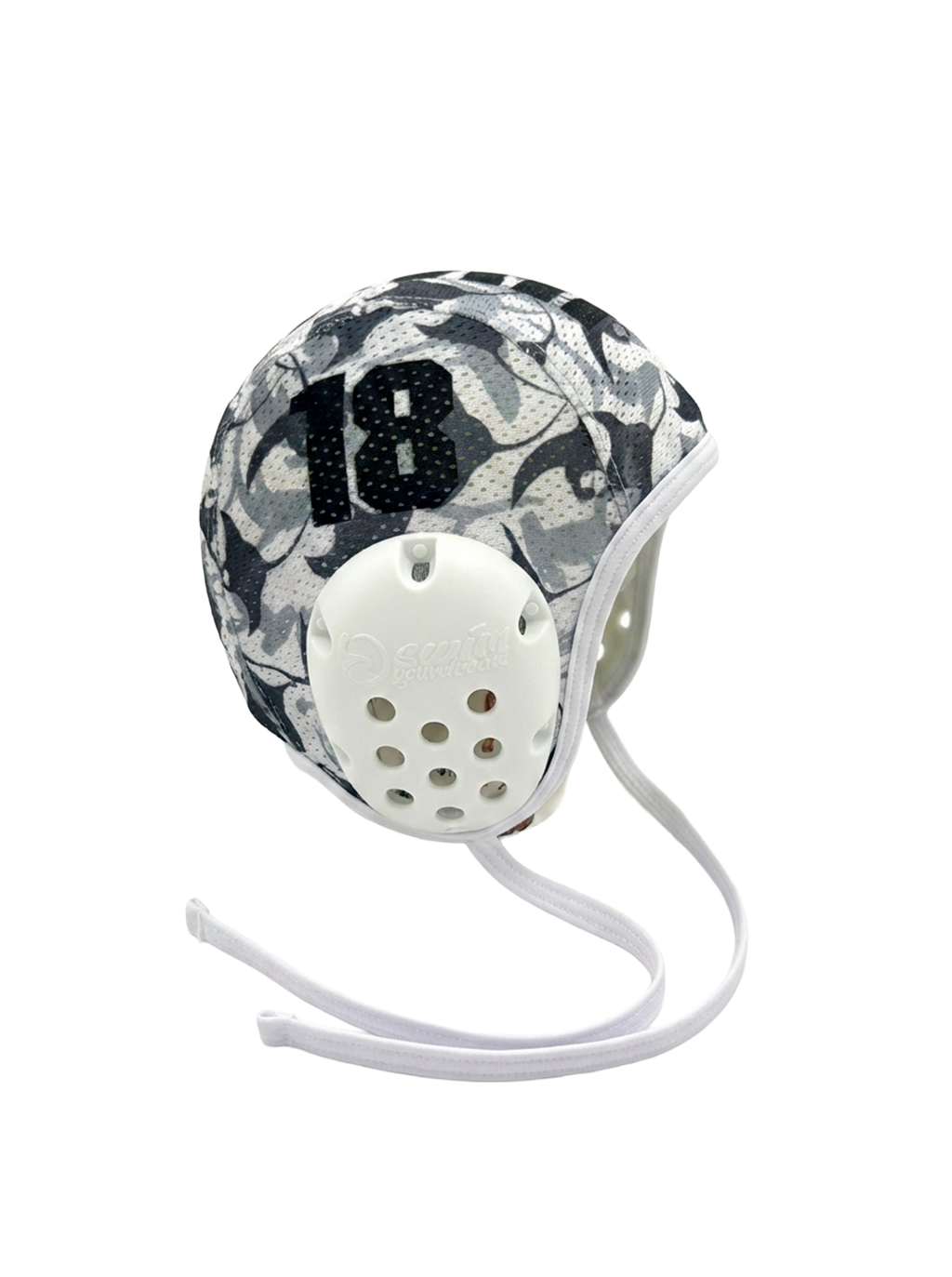 GORRO DE WATERPOLO - MANTARAYAS CAMU GRIS
