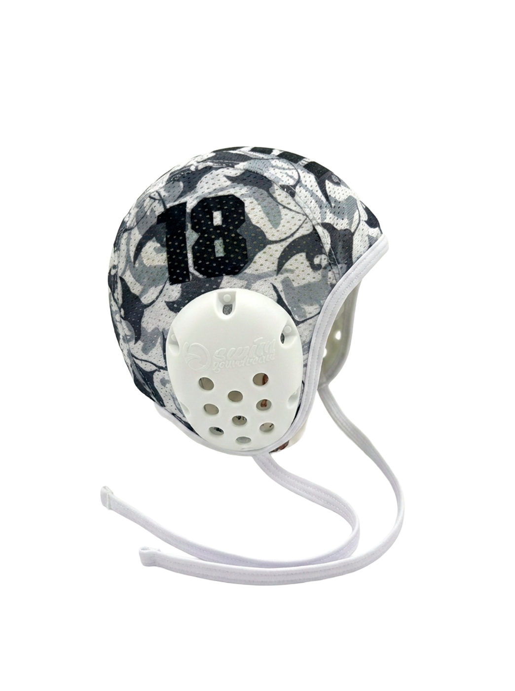 GORRO DE WATERPOLO - MANTARAYAS CAMU GRIS