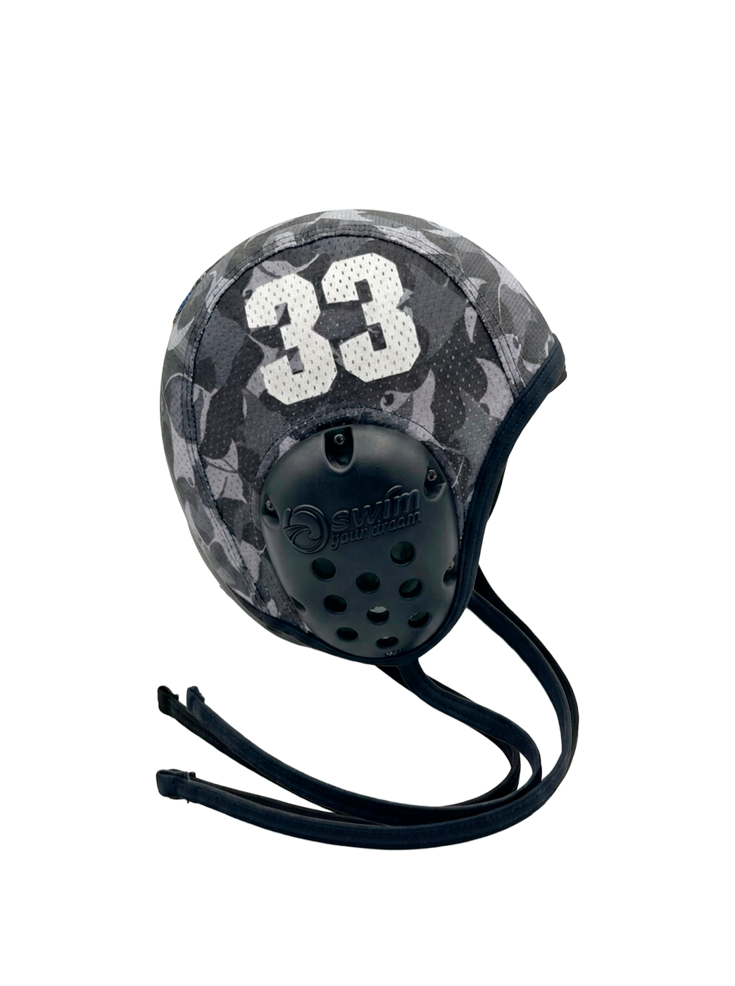 GORRO DE WATERPOLO - MANTARAYAS CAMU NEGRO
