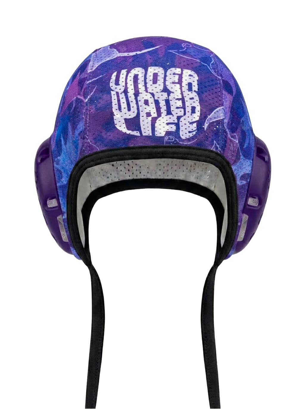 GORRO DE WATERPOLO - MANTARAYAS CAMU MORADO