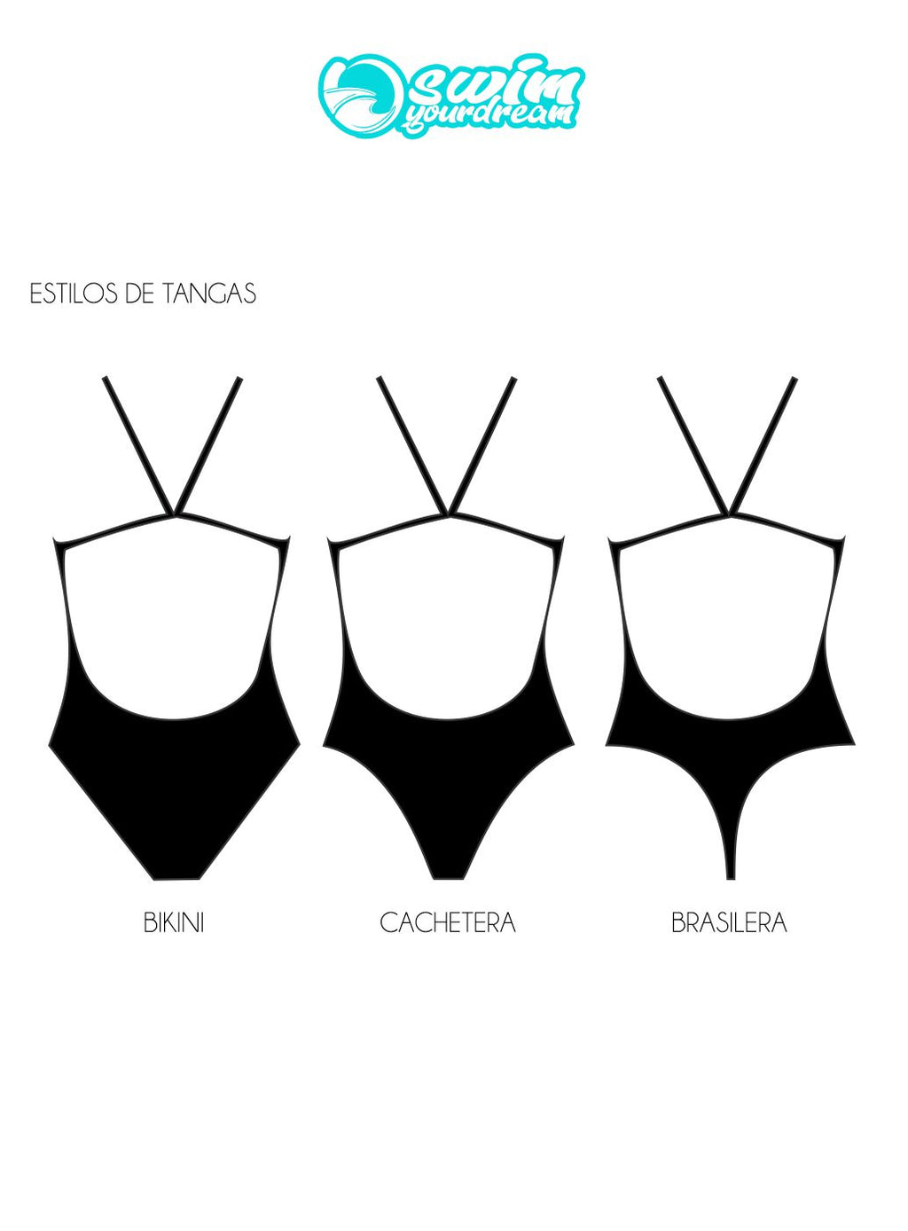 VESTIDO DE BAÑO NEGRO - TIBURONES