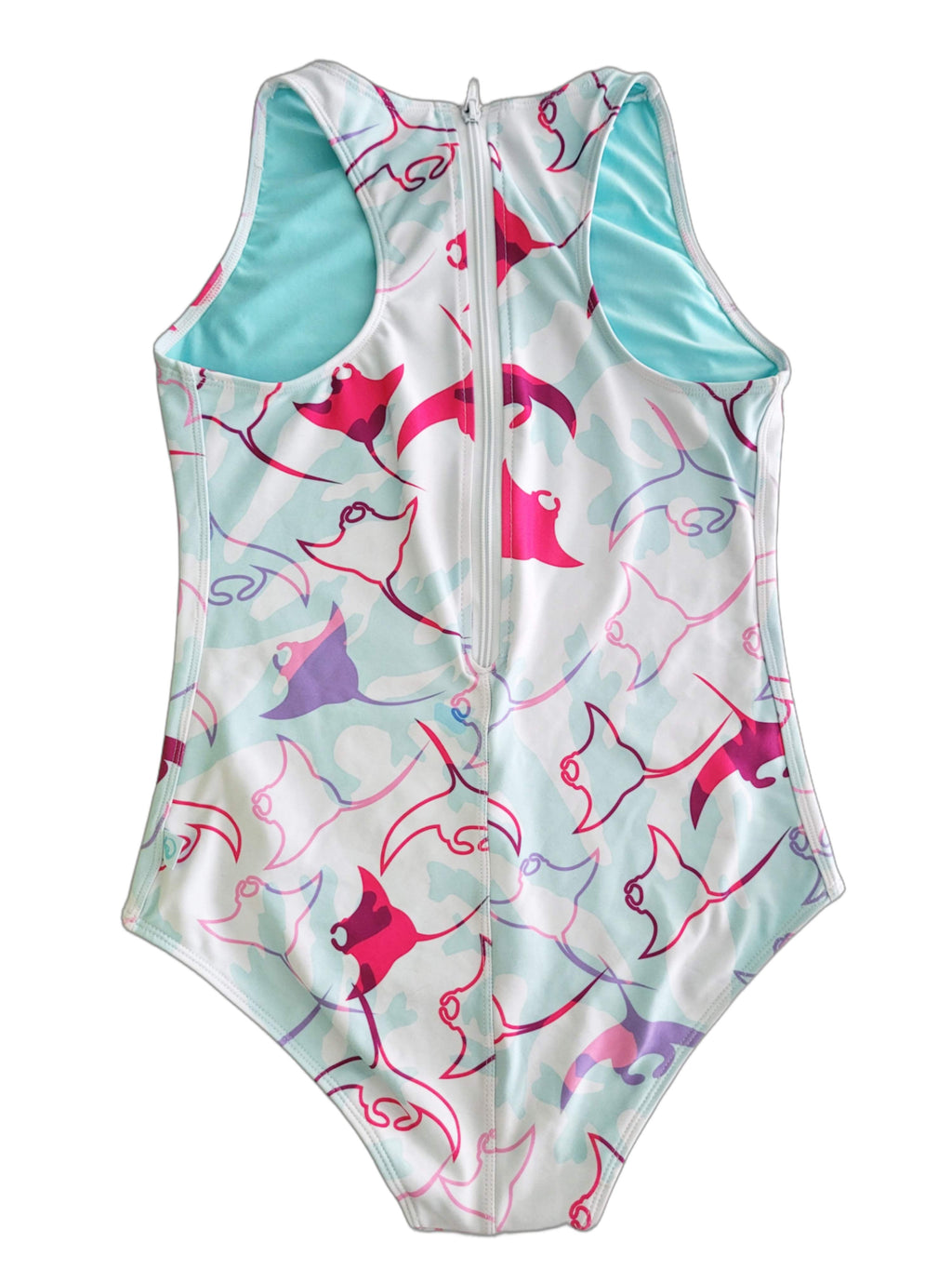VESTIDO DE BAÑO WATERPOLO MANTARAYAS - BLANCO