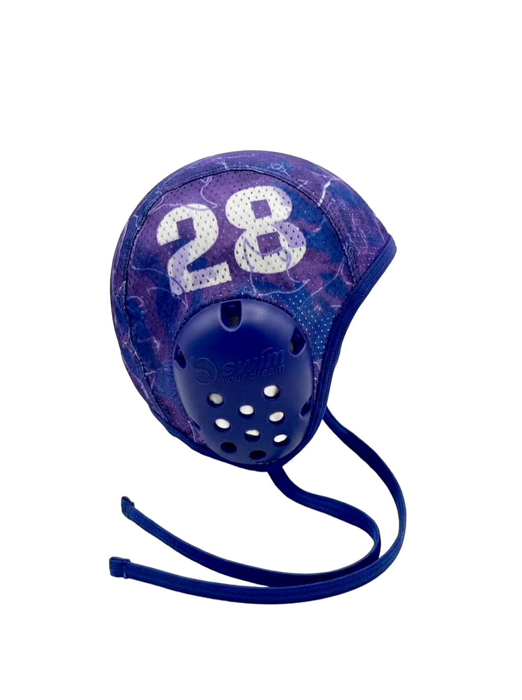 GORRO DE WATERPOLO - MANTARAYAS CAMU MORADO