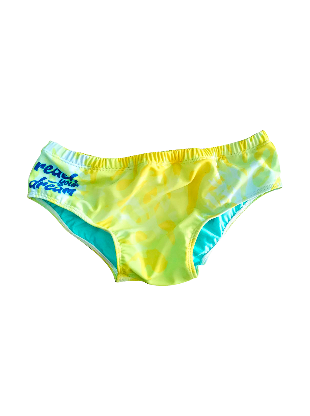 PANTALONETA BRIEF 4 DEDOS - CORAL - AMARILLA