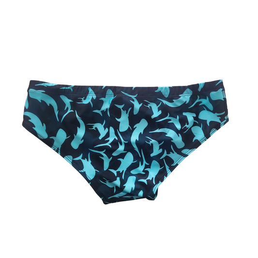 PANTALONETA DE BAÑO - TIBURONES TURQUESA