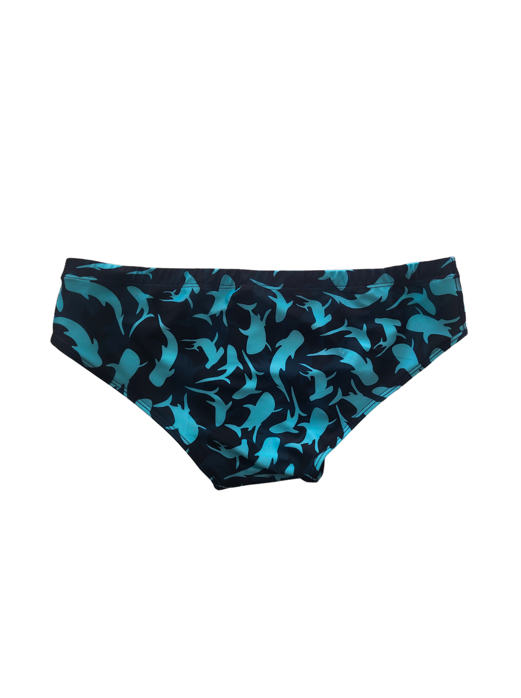 PANTALONETA BRIEF - 4 DEDOS - TIBURONES TURQUESA