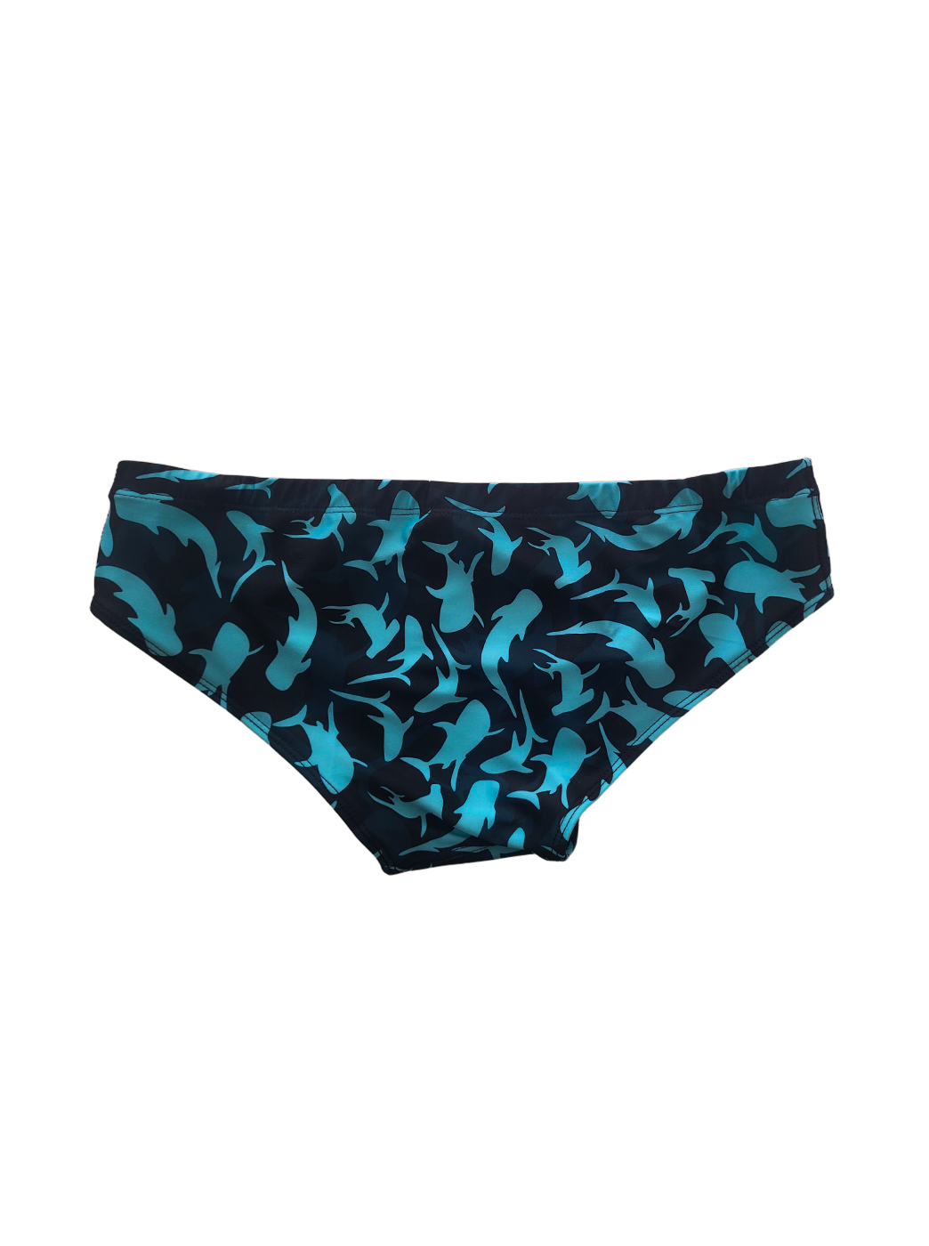 PANTALONETA BRIEF - 4 DEDOS - TIBURONES TURQUESA