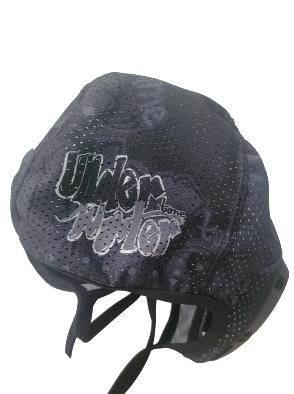 WATER POLO CAP - EARGUARDS - UNDERWATER LIFE BLACK
