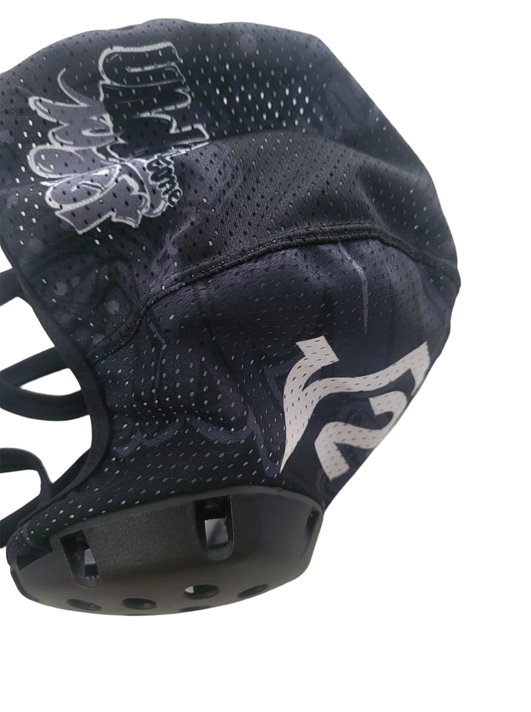 WATER POLO CAP - EARGUARDS - UNDERWATER LIFE BLACK
