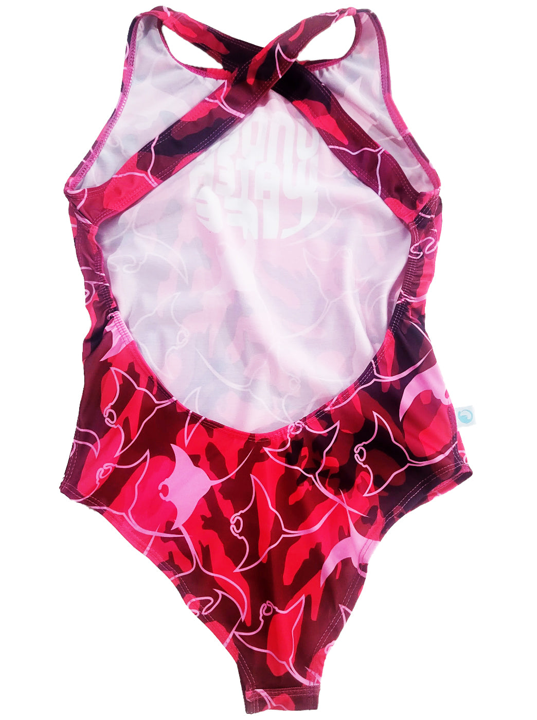 VESTIDO DE BAÑO FUCSIA - MANTARAYAS - TIRAS CRUZADAS