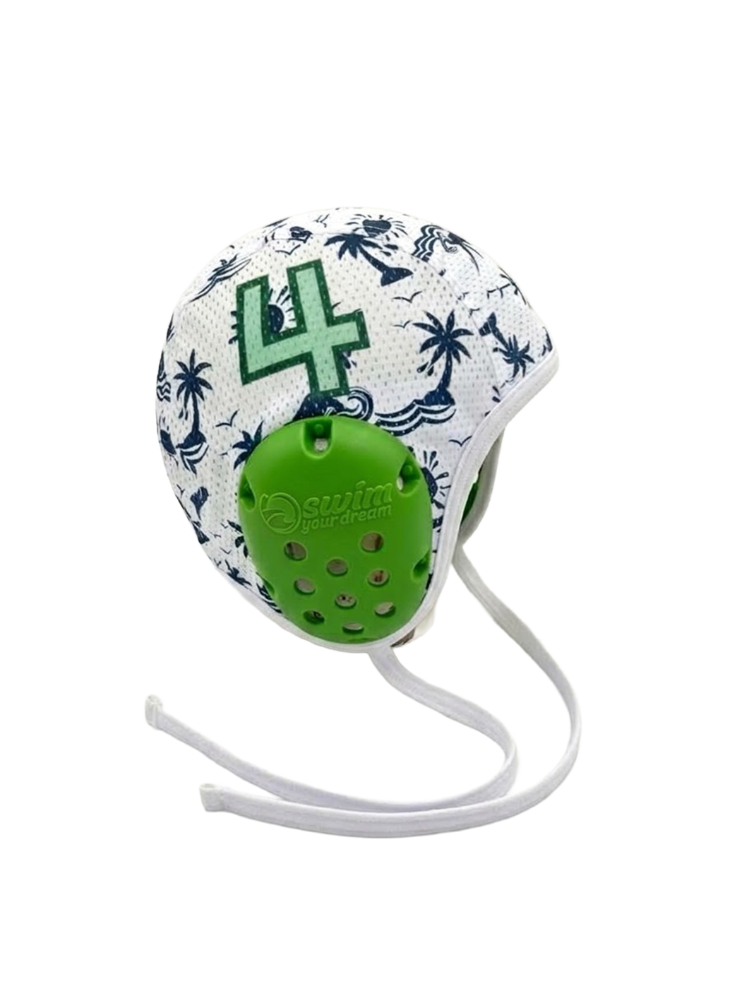 WATER POLO CAP - PRINT BEACH
