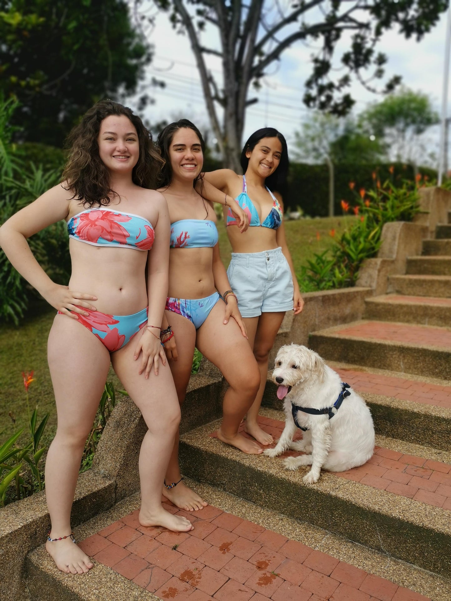 Bikini Strapless - Marine Coral