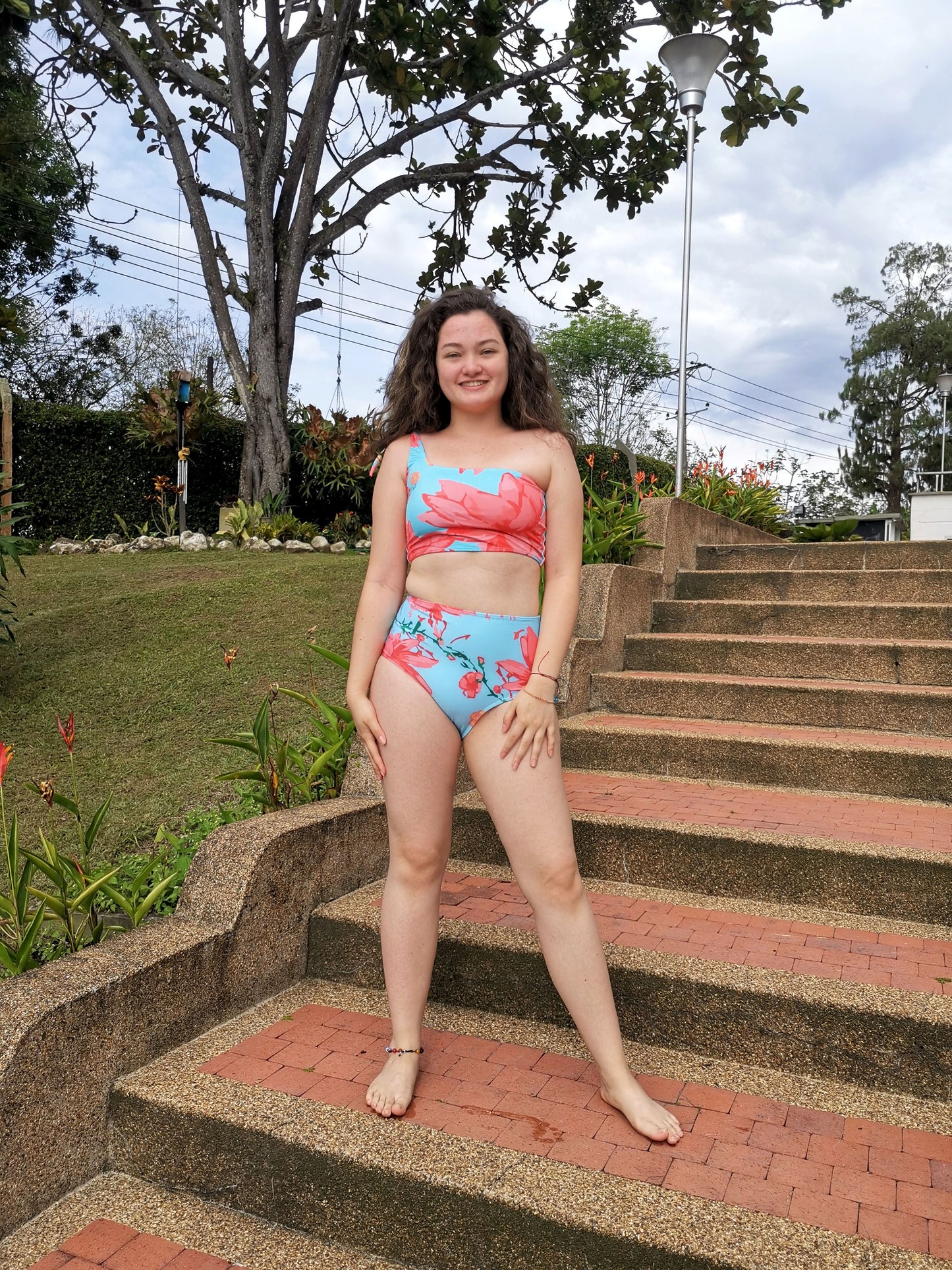 BIKINI TOP - FLOR TROPICAL