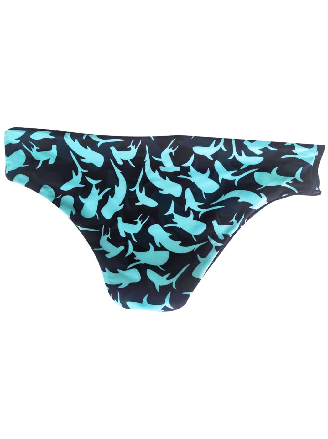 BIKINI BOTTOM - TANGA REVERSIBLE - TIBURONES