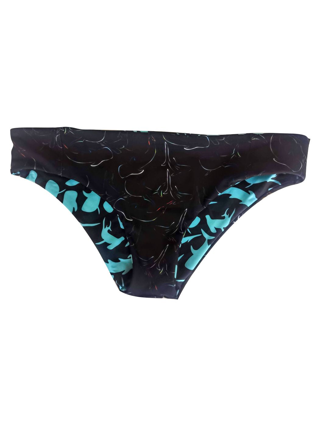 BIKINI BOTTOM - TANGA REVERSIBLE - TIBURONES