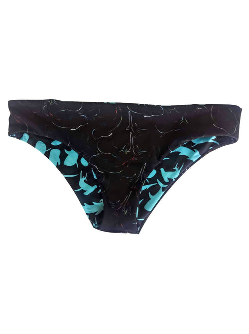 BIKINI BOTTOM REVERSIBLE - SHARKS PRINT