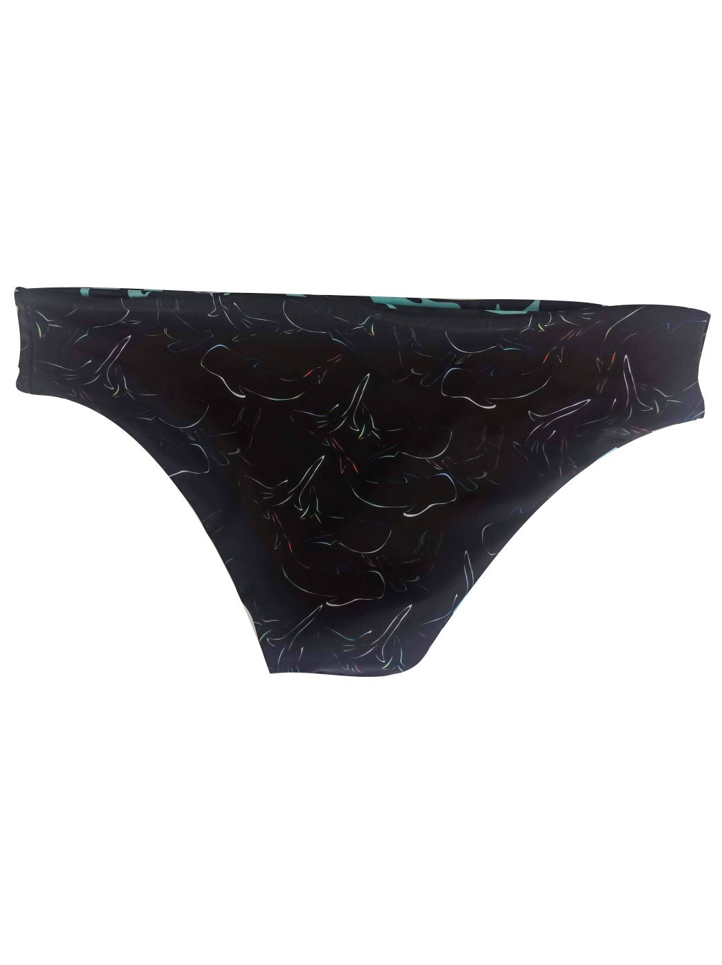 BIKINI BOTTOM - TANGA REVERSIBLE - TIBURONES