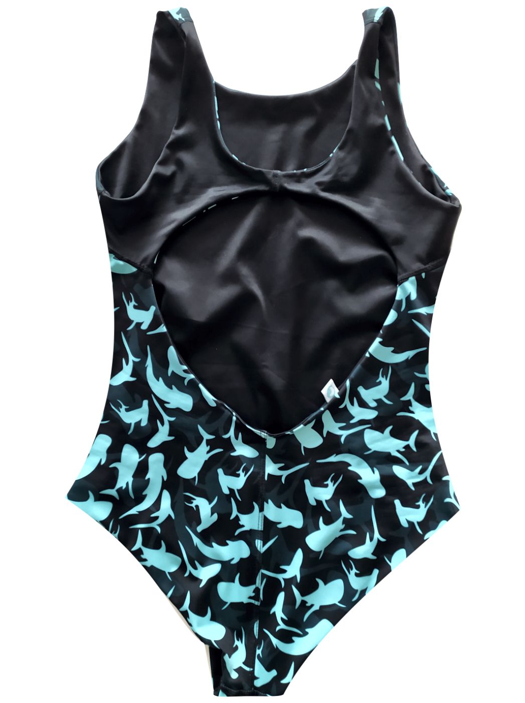 VESTIDO DE BAÑO REVERSIBLE - PRINT TIBURONES